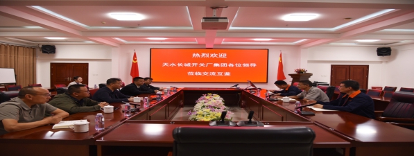 天水长城开关厂集团公司党委副书记、总经理焦亮一行来我司交流互鉴